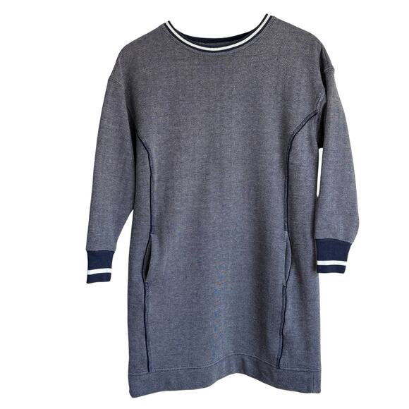 Vineyard Vines Womens Dress Medium Varsity Sweatshirt Super Soft Chevron Pockets - Picture 2 of 9